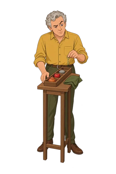 Test de memoria y atención ilustración