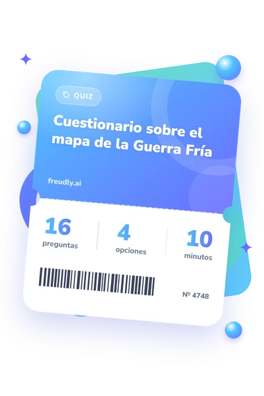 Test cuestionario sobre el mapa: billete del test