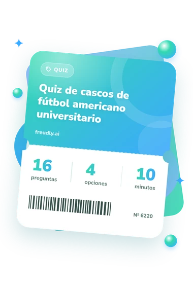 Quiz de cascos: preguntas, opciones y minutos Quiz de cascos de fútbol: billete del test