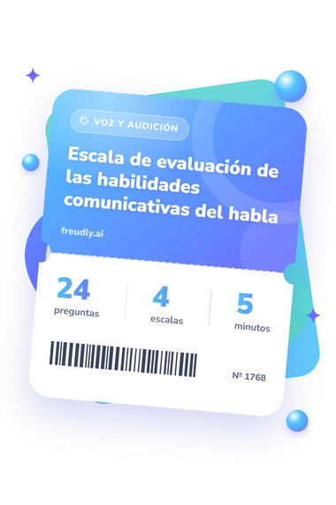 Test escala de evaluación: preguntas, escalas y minutos Test escala de evaluación: billete del test