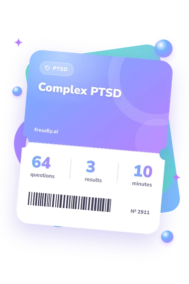 Complex PTSD Quiz: questions, results and minutes Complex PTSD Quiz: test ticket with numbers