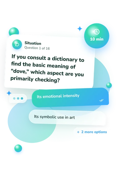 Connotation and Denotation Quiz: what would you do Connotation and Denotation Quiz: situation and reply bubbles