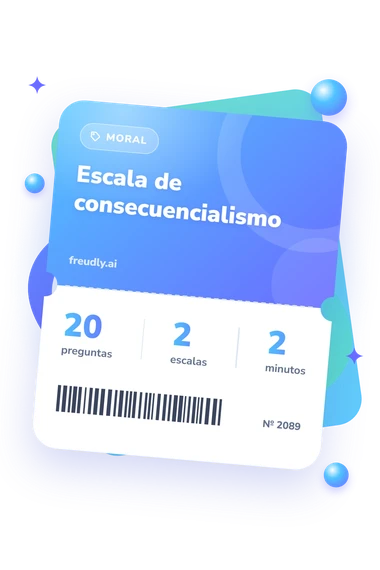 Test escala de consecuencialismo: billete del test