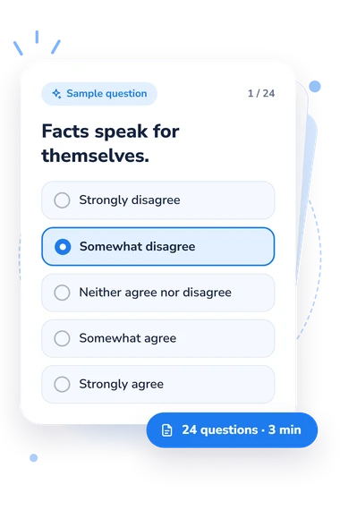 Constructivist Epistemological Beliefs Scale: answers to choose from Constructivist Epistemological Beliefs Scale (CEAS): sample question card