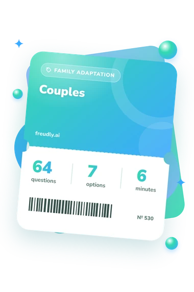 Couples Quiz: questions, options and minutes Couples Quiz: test ticket with numbers