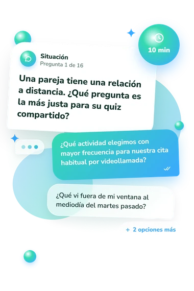 Test crear un quiz: qué harías tú Test crear un quiz: situación y respuestas