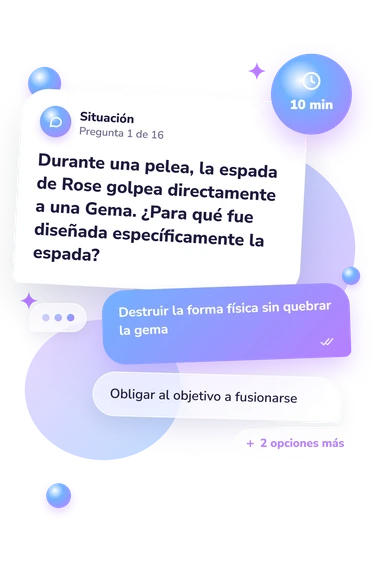 Quiz de las Gemas: situación y respuestas