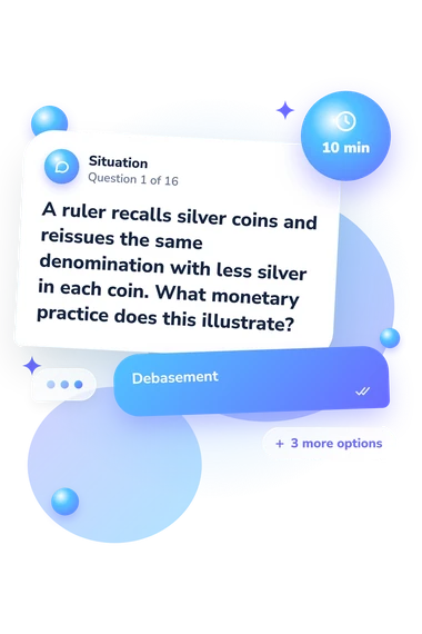 Currency Quiz: what would you do Currency Quiz: situation and reply bubbles