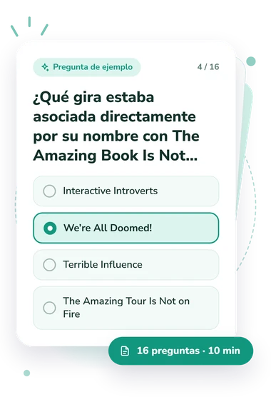 Quiz de Dan y Phil: tarjeta con pregunta