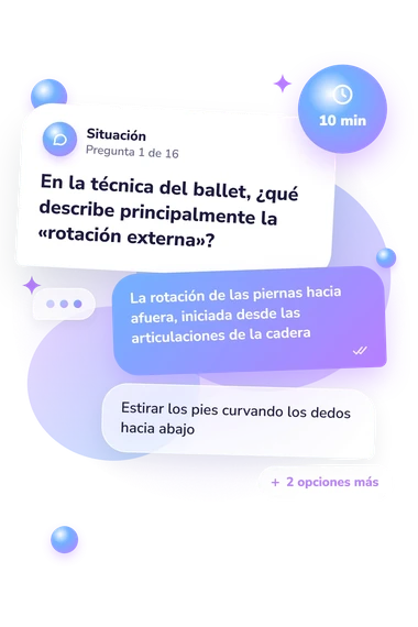 Test cuestionario de danza: situación y respuestas