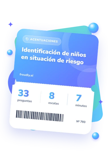 Test identificación de niños: billete del test