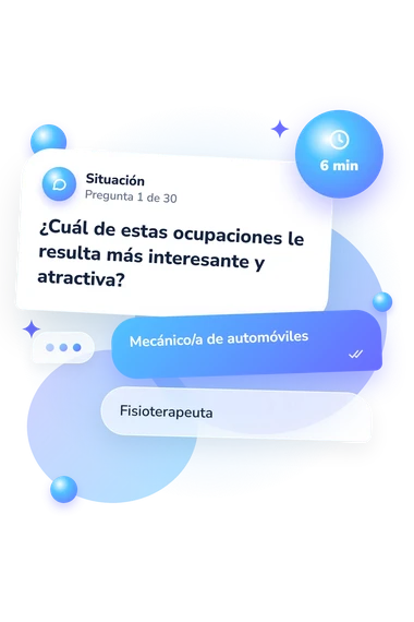 Test definición del tipo: situación y respuestas