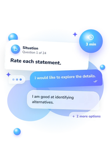 Small Group Role Structure: what would you do Small Group Role Structure: situation and reply bubbles