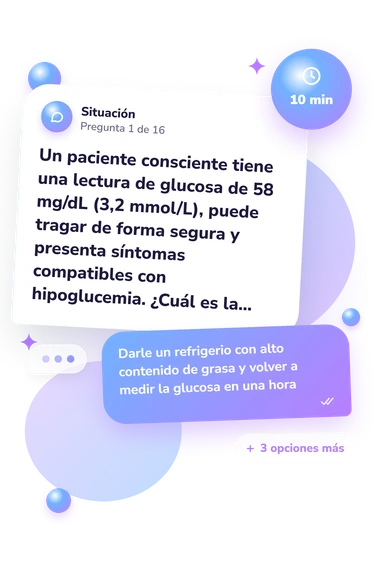 Test cuestionario sobre diabetes: qué harías tú Test cuestionario sobre diabetes: situación y respuestas