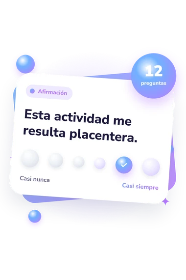 Test diagnóstico: del desacuerdo al acuerdo Test diagnóstico de las experiencias: escala de acuerdo