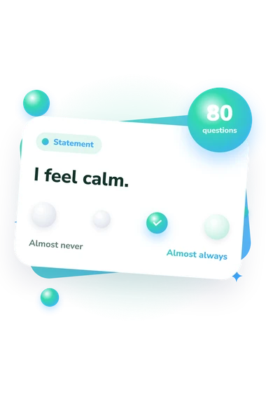 Learning Motivation and Emotional Attitudes: agreement scale card