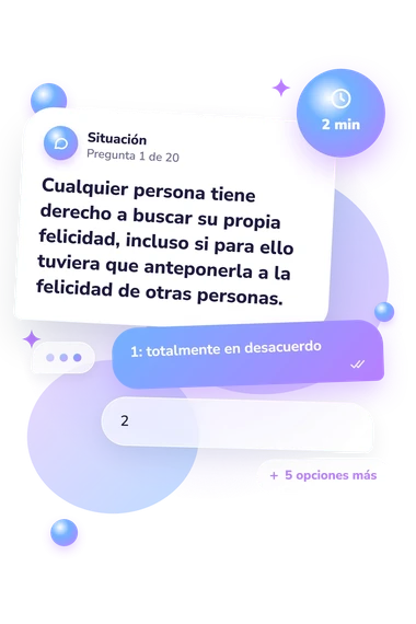 Test escala de egoísmo disposicional: qué harías tú Test escala de egoísmo disposicional: situación y respuestas
