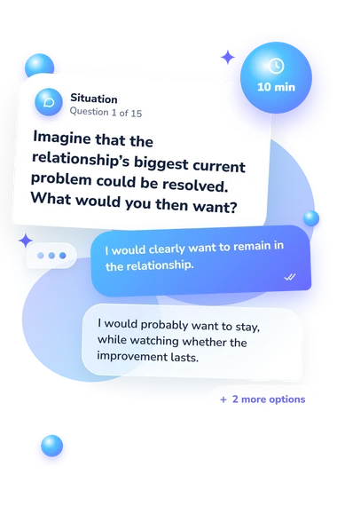 Do I Hate My: situation and reply bubbles