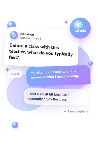Do I Have: situation and reply bubbles