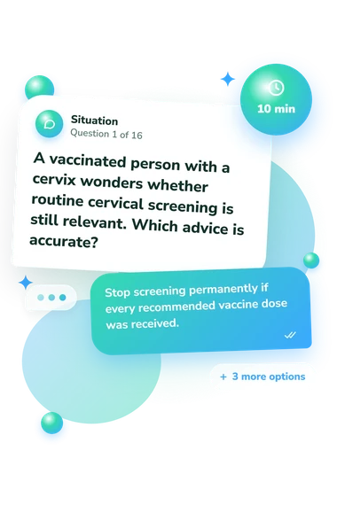 Do I Have HPV: what would you do Do I Have HPV: situation and reply bubbles