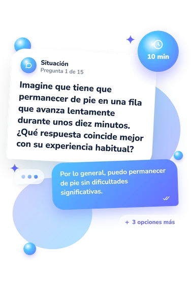 Test cuestionario: ¿Necesito una silla: qué harías tú Test cuestionario: ¿Necesito una silla: situación y respuestas