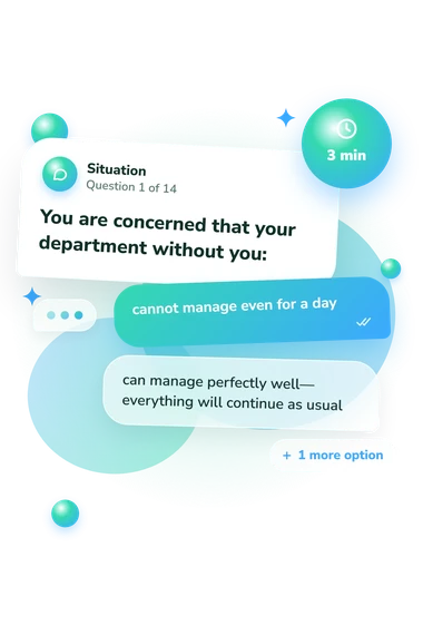 Do You Know Yourself: situation and reply bubbles