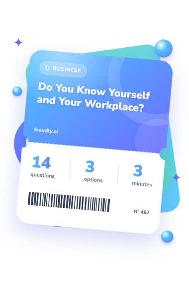 Do You Know Yourself: test ticket with numbers