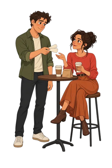 Does My Crush Like Me Quiz, two adults