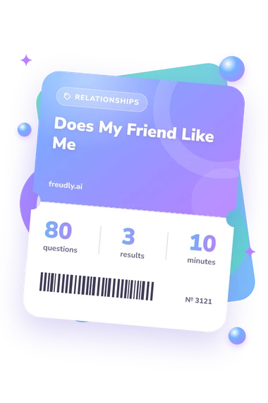 Does My Friend Like: test ticket with numbers