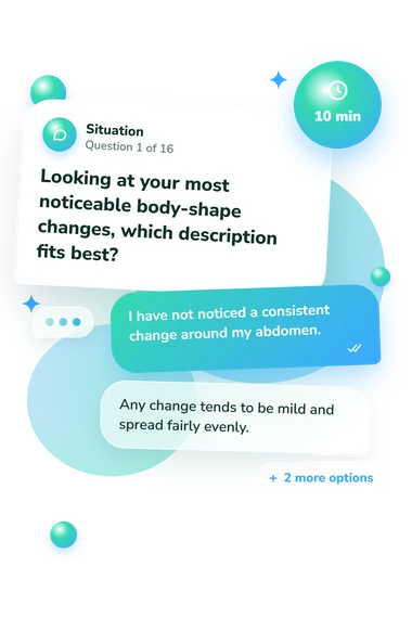 Dr. Berg Body Type: what would you do Dr. Berg Body Type: situation and reply bubbles