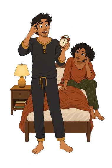 Test de sueños y pesadillas: despertador en mano
