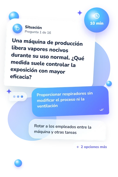 Test cuestionario de EHS: qué harías tú Test cuestionario de EHS: situación y respuestas