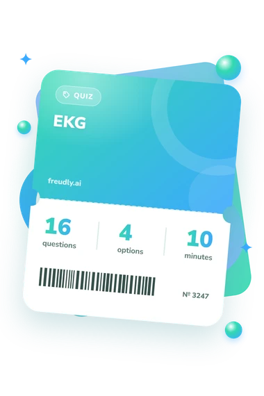 EKG Quiz: test ticket with numbers