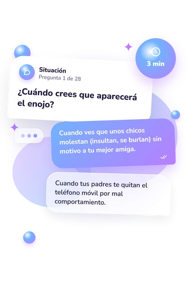 Test de desarrollo emocional: situación y respuestas
