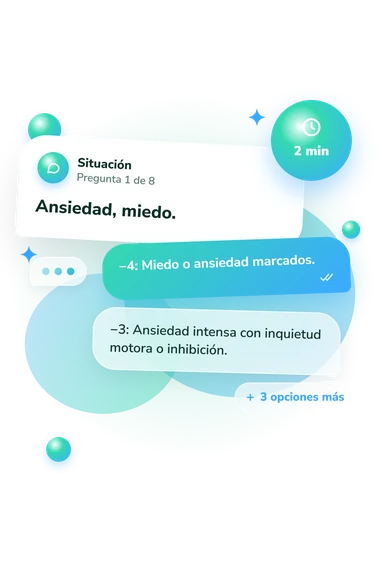 Test escala de estado emocional: situación y respuestas