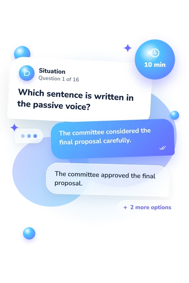 English Quiz: what would you do English Quiz: situation and reply bubbles