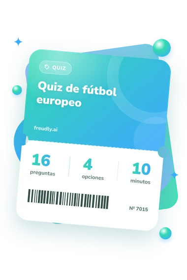 Quiz de fútbol europeo: billete del test