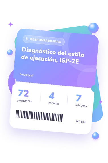 Test diagnóstico del estilo: preguntas, escalas y minutos Test diagnóstico del estilo: billete del test