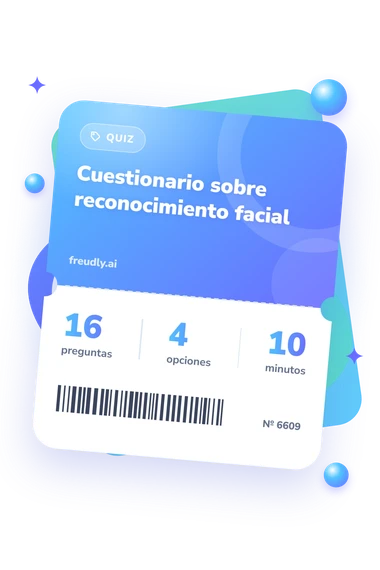 Test cuestionario sobre reconocimiento: preguntas, opciones y minutos Test cuestionario sobre reconocimiento facial: billete del test
