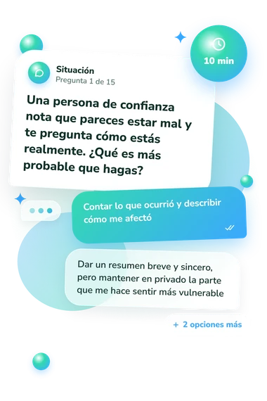 Test cuestionario sobre el miedo: situación y respuestas