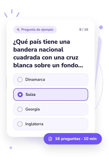 Test cuestionario de flag football: tarjeta con pregunta