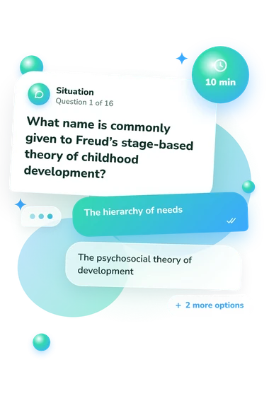 Freud's Stages of Development: situation and reply bubbles