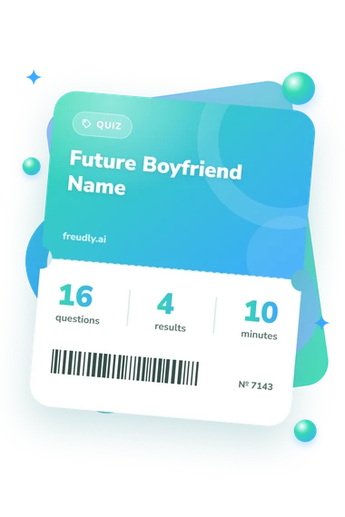 Future Boyfriend Name Quiz: test ticket with numbers