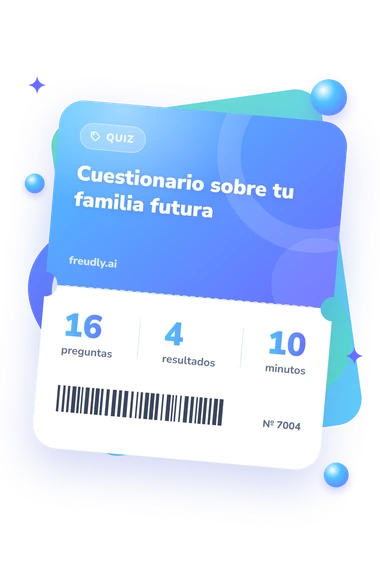 Test cuestionario sobre tu familia: billete del test