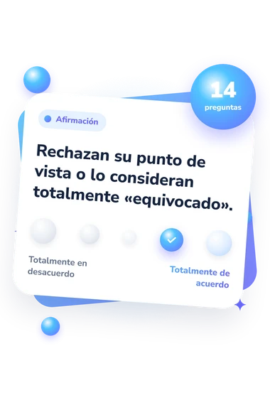 Test cuestionario para víctimas: del desacuerdo al acuerdo Test cuestionario para víctimas: escala de acuerdo
