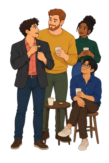 Test gay ilustración