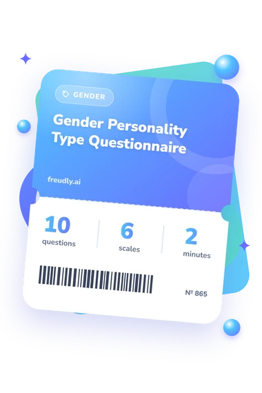 Gender Personality Type Questionnaire: questions, scales and minutes Gender Personality Type Questionnaire: test ticket with numbers