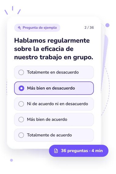 Test reflexividad grupal: pregunta y respuestas Test reflexividad grupal: tarjeta con pregunta