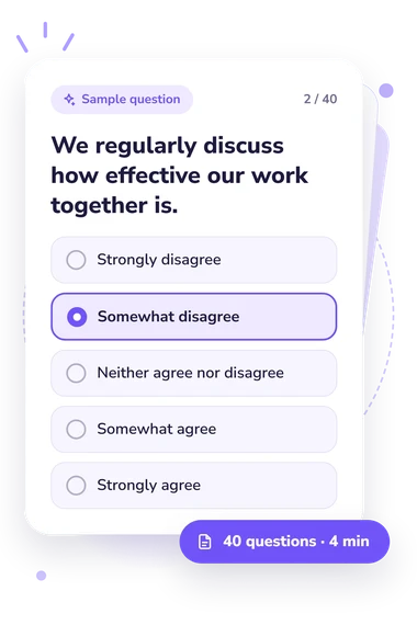Group Reflectiveness Scale Test: answers to choose from Group Reflectiveness Scale Test: sample question card