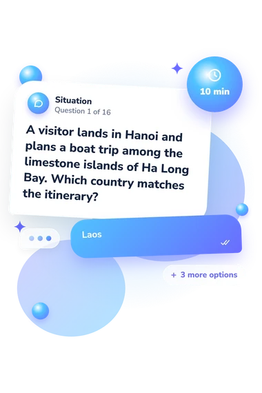 Guess the Asian Quiz: what would you do Guess the Asian Quiz: situation and reply bubbles